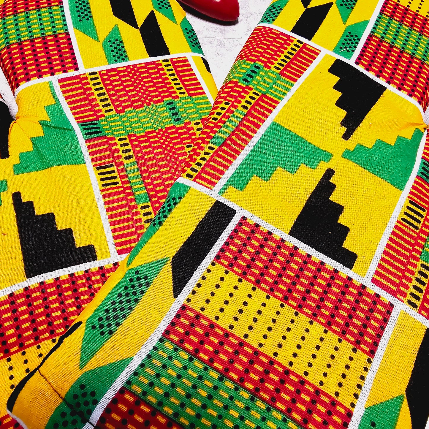 Set of 2 Oven Gloves | African Print 100% Cotton Fabric