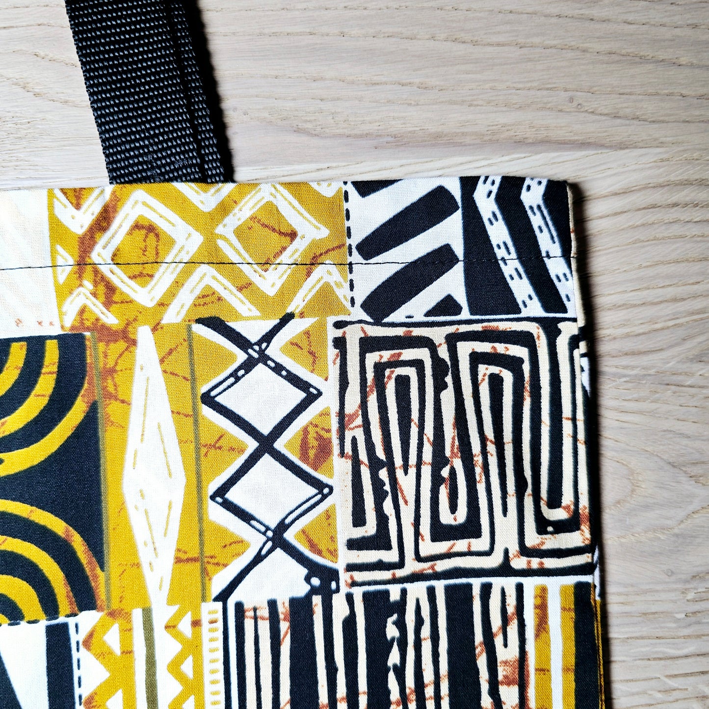 Handmade Tote Bag African Print | Beach Bag | Shopping Bag |