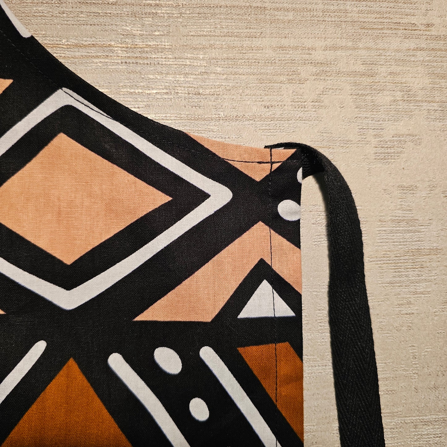 Handmade African Print Apron with Pocket | 100% Cotton Fabric