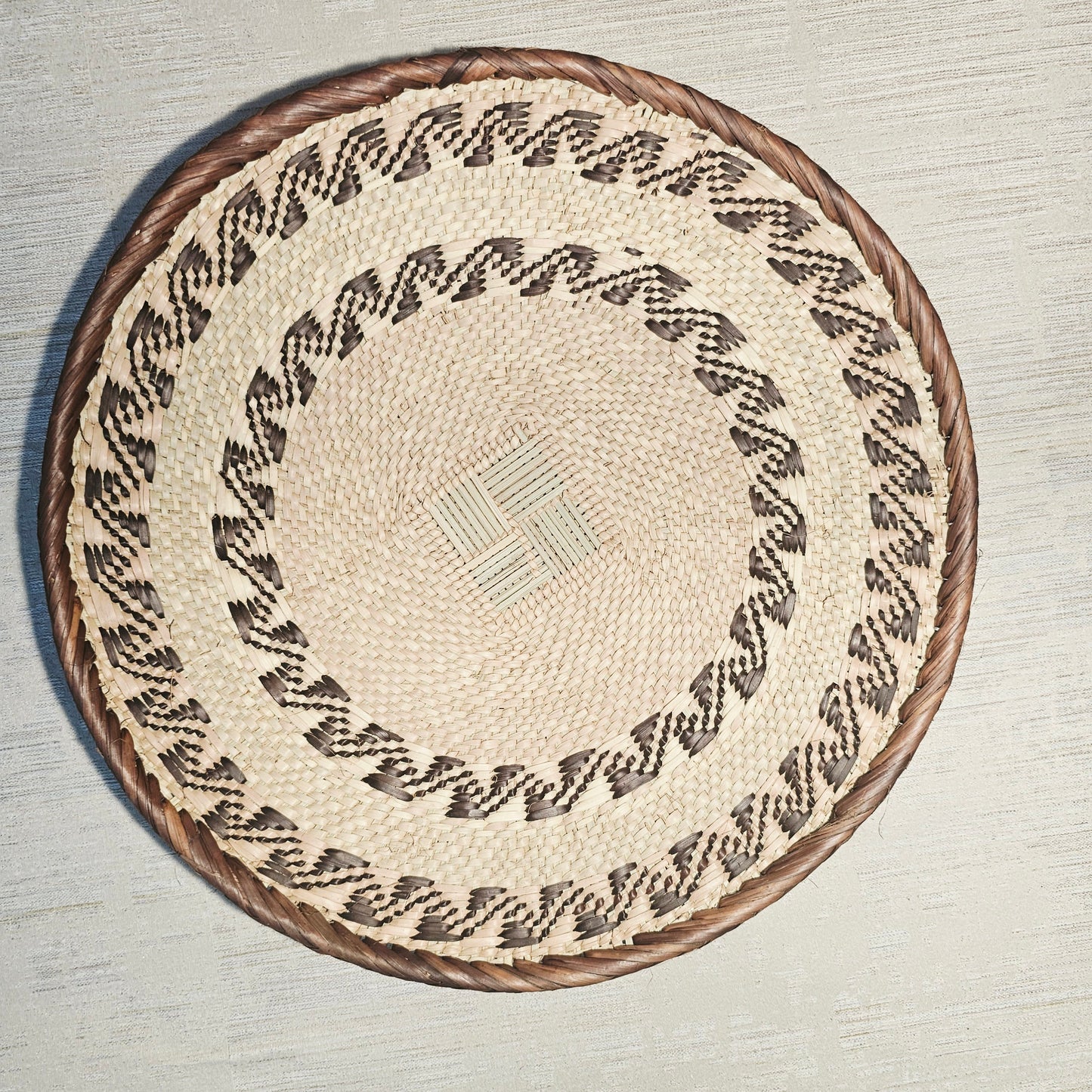 Set of 2 Handmade African Wall Baskets | Zimbabwe Baskets | Boho Wall Decor | 2A