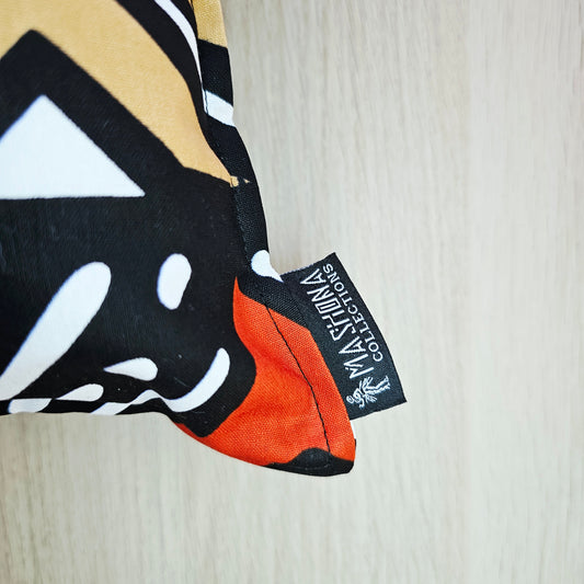 Set of 2 | 4 Cushion Covers |40x40cm | 100% Cotton Wax Ankara Fabric