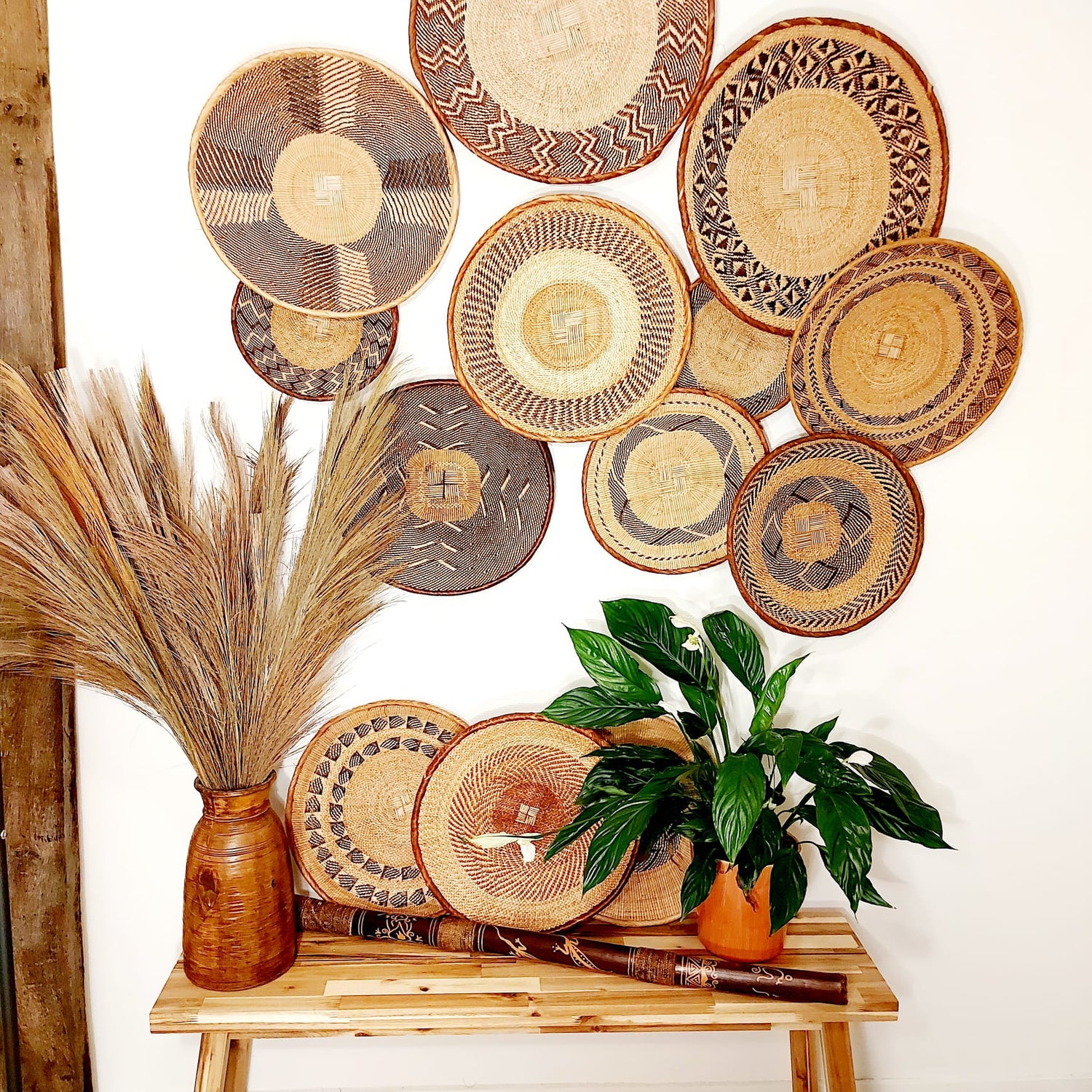 Handmade Binga Tonga Wall Hanging Baskets