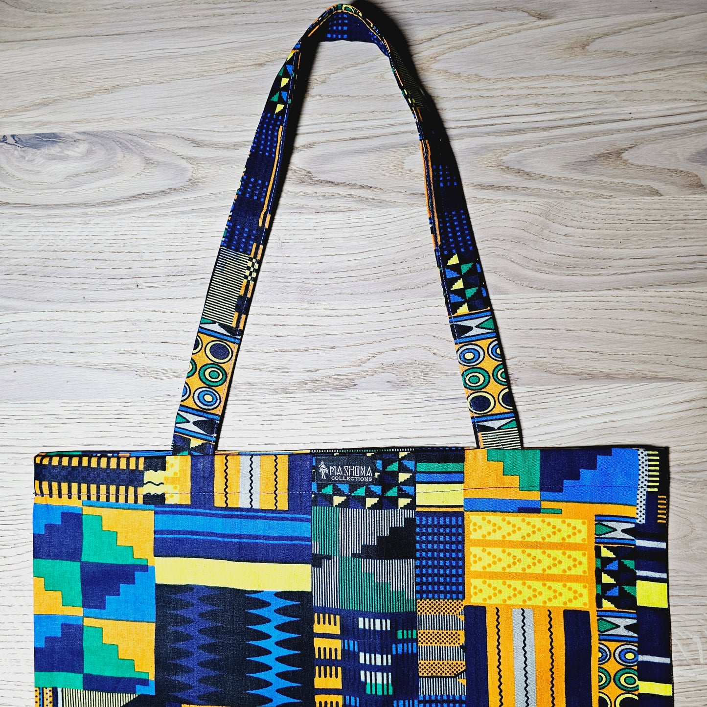 Handmade Tote Bag African Print  | Beach Bag | Shopping Bag