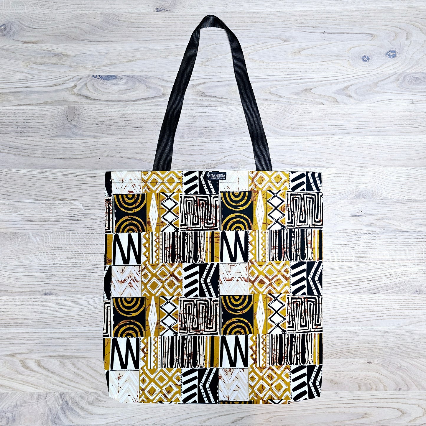 Handmade Tote Bag African Print  | Beach Bag | Shopping Bag |