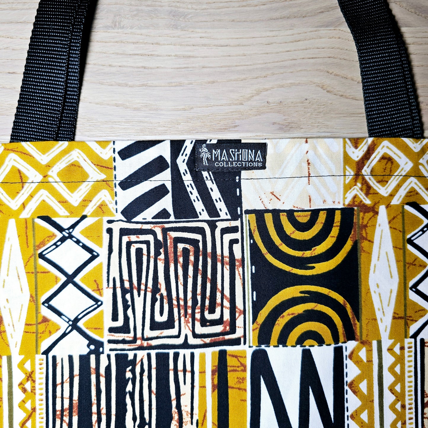 Handmade Tote Bag African Print  | Beach Bag | Shopping Bag |