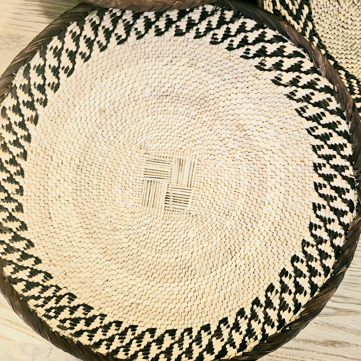 Set of 3 Handmade African Wall Baskets | Zimbabwe Baskets | Boho Wall Decor | 3A