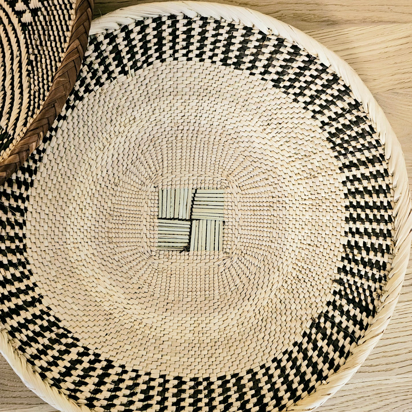 Set of 2 Handmade African Wall Baskets | Zimbabwe Baskets | Boho Wall Decor | 2C