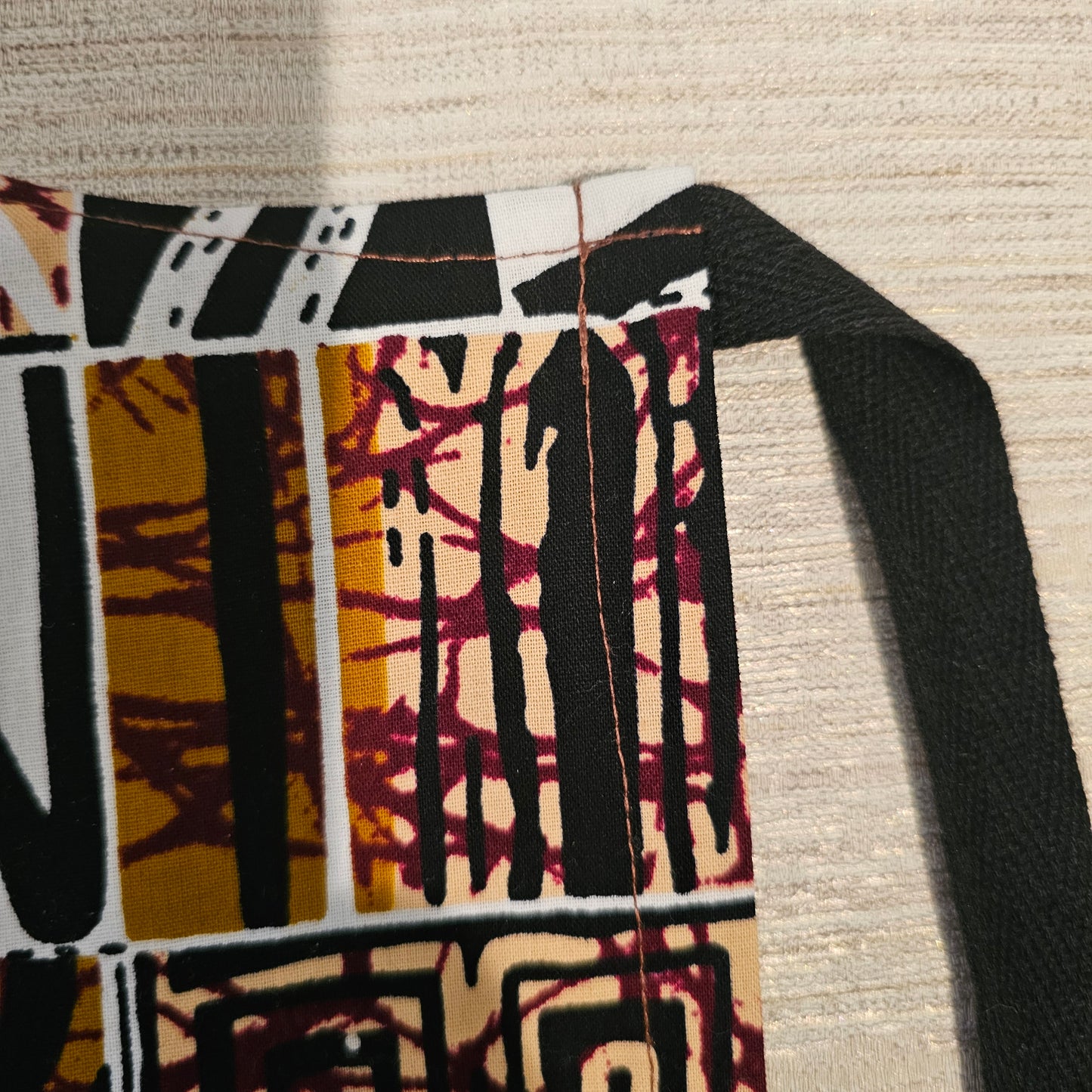 Handmade Apron and Matching Oven Gloves Set | 100% Cotton African Print Fabric