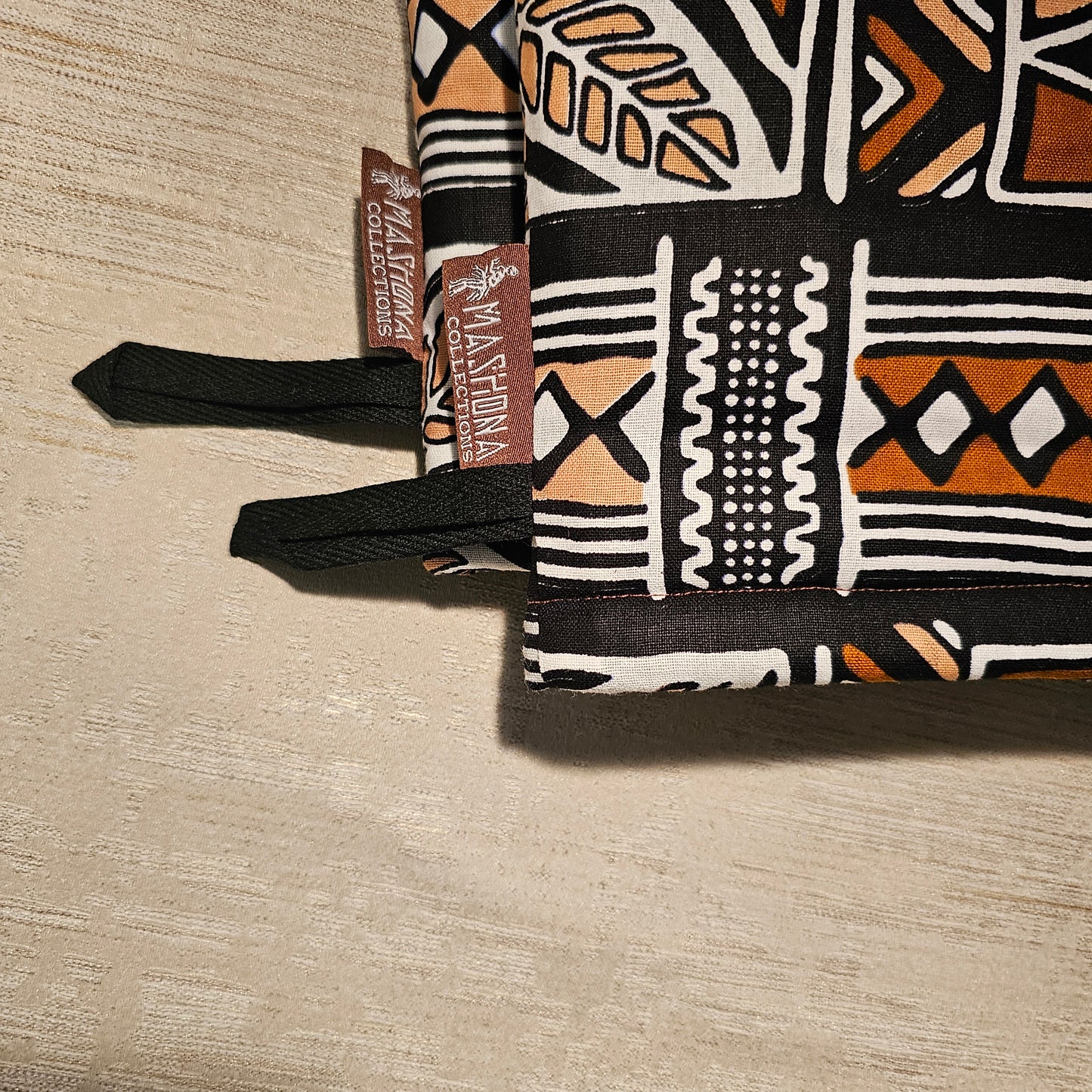 Set of 2 Oven Gloves | African Print 100% Cotton Fabric
