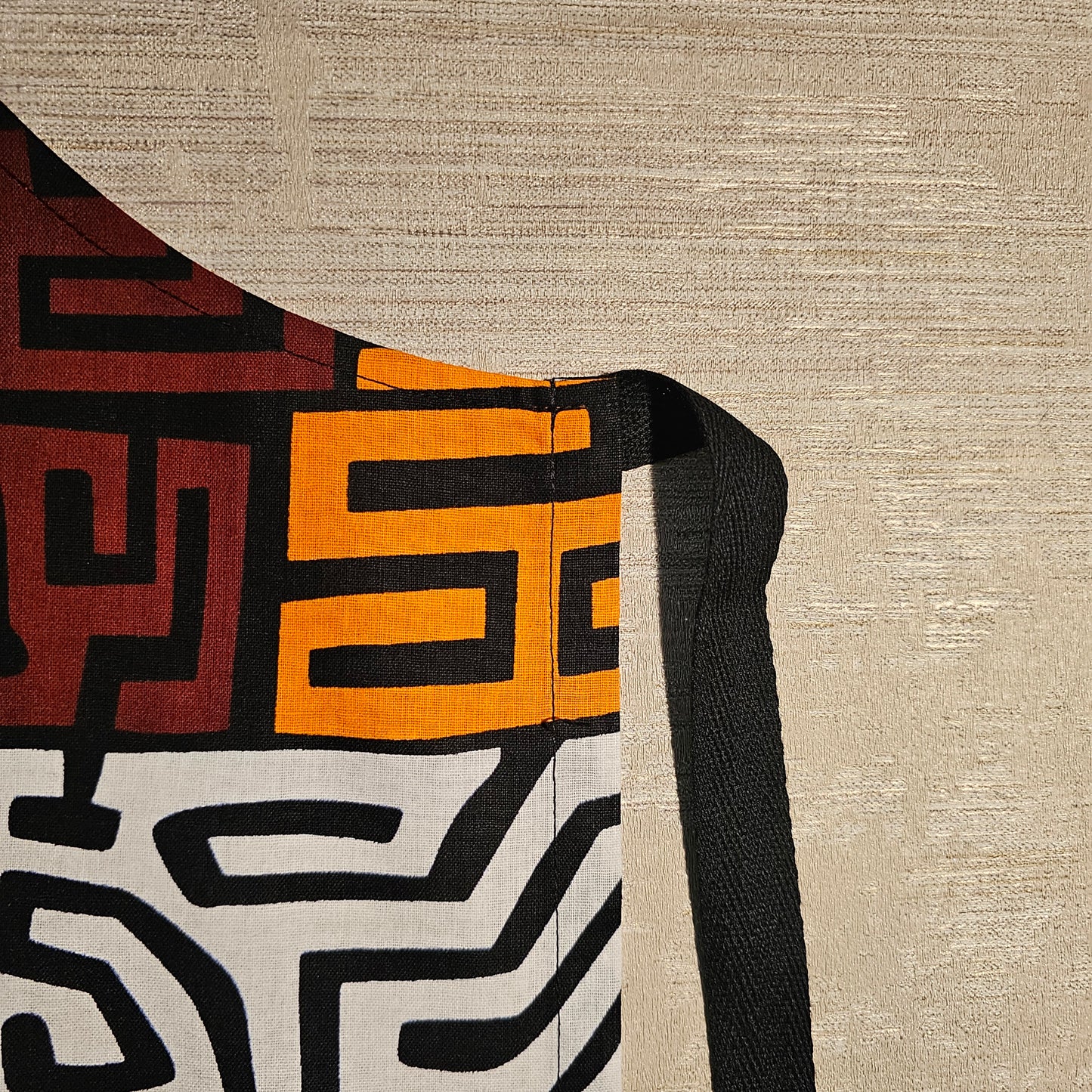 Handmade African Print Apron with Pocket | 100% Cotton Fabric