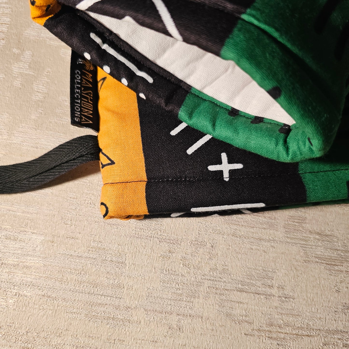 Set of 2 Oven Gloves | 100% African Print Fabric