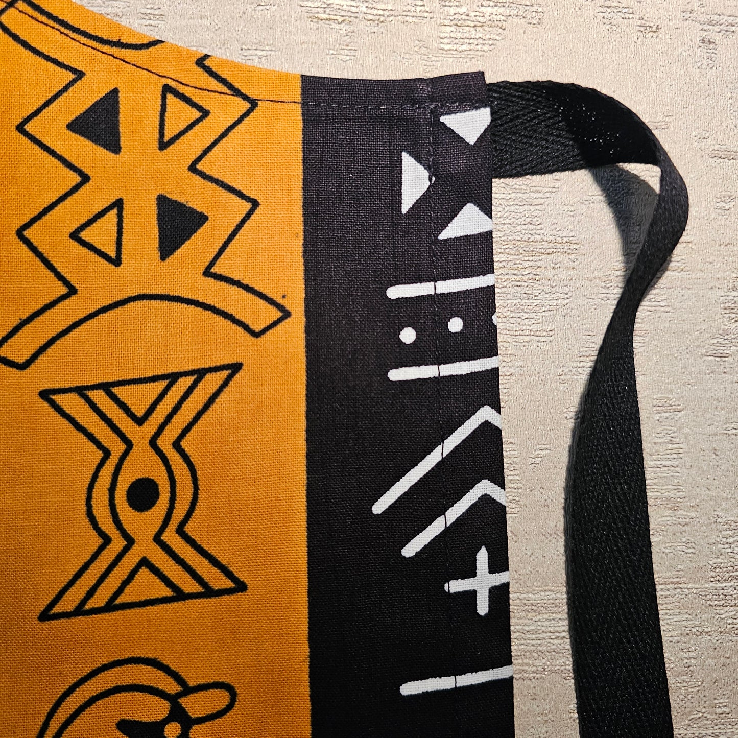 African Print Apron with Pocket | 100% Cotton Fabric