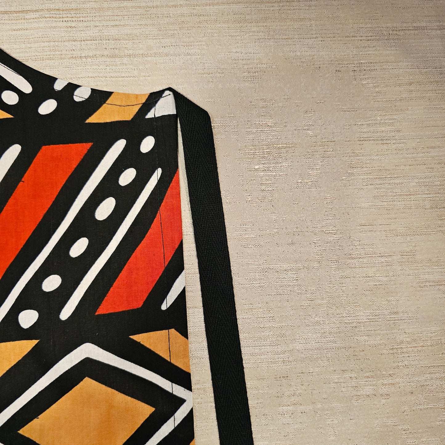 African Print Apron with Pocket | Handmade from 100% Cottone Fabric