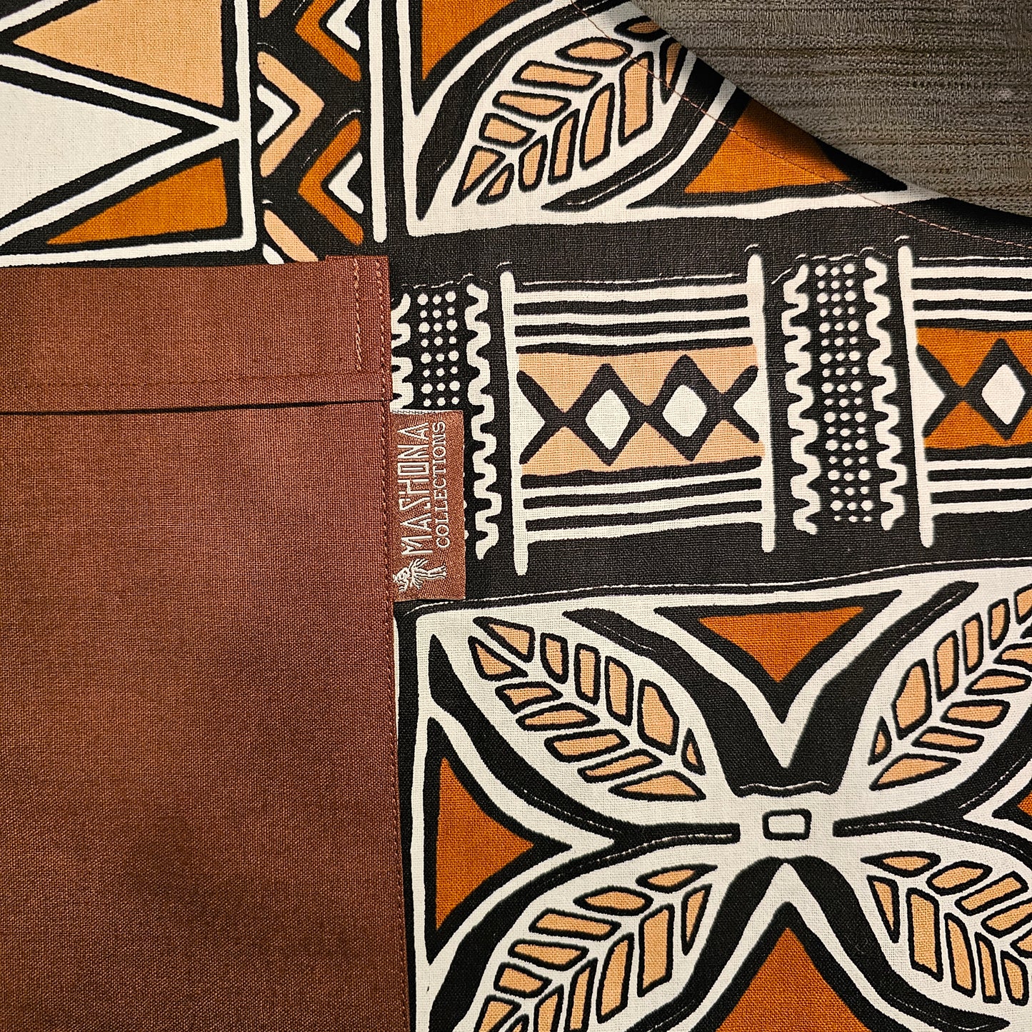 African Print Apron with Pocket | 100% Cotton Fabric