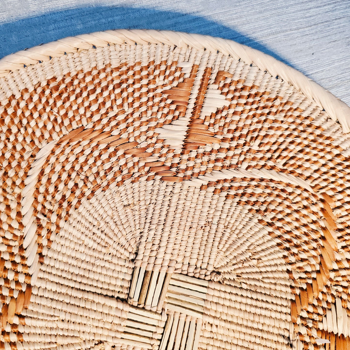 Set of 2 Handmade African Wall Baskets | Zimbabwe Baskets | Boho Wall Decor | 2A