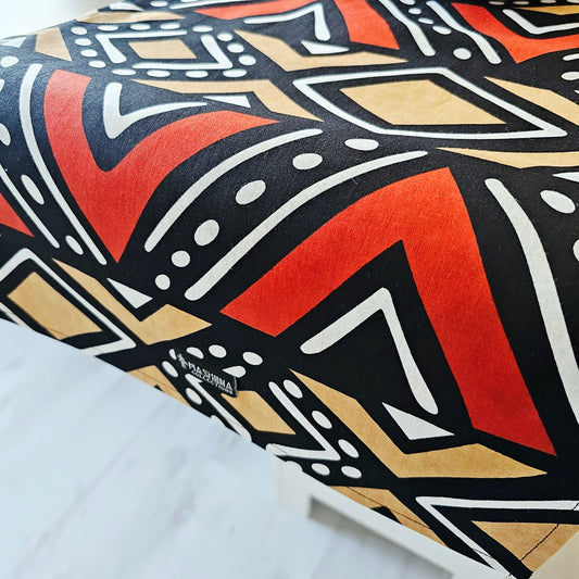 Set of 2 Table Runners 160x35cm | 180x35 | 200x35cm | 100% Cotton African Print Fabric