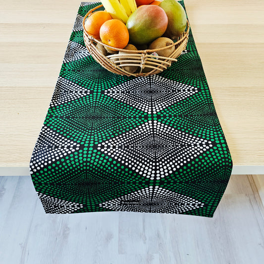 Table Runner 160x35cm | 180x35 | 200x35cm | 100% Cotton African Print Fabric