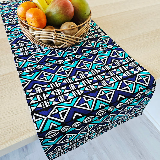 Table Runner 160x35cm | 180x35 | 200x35cm | 100% Cotton African Print Fabric