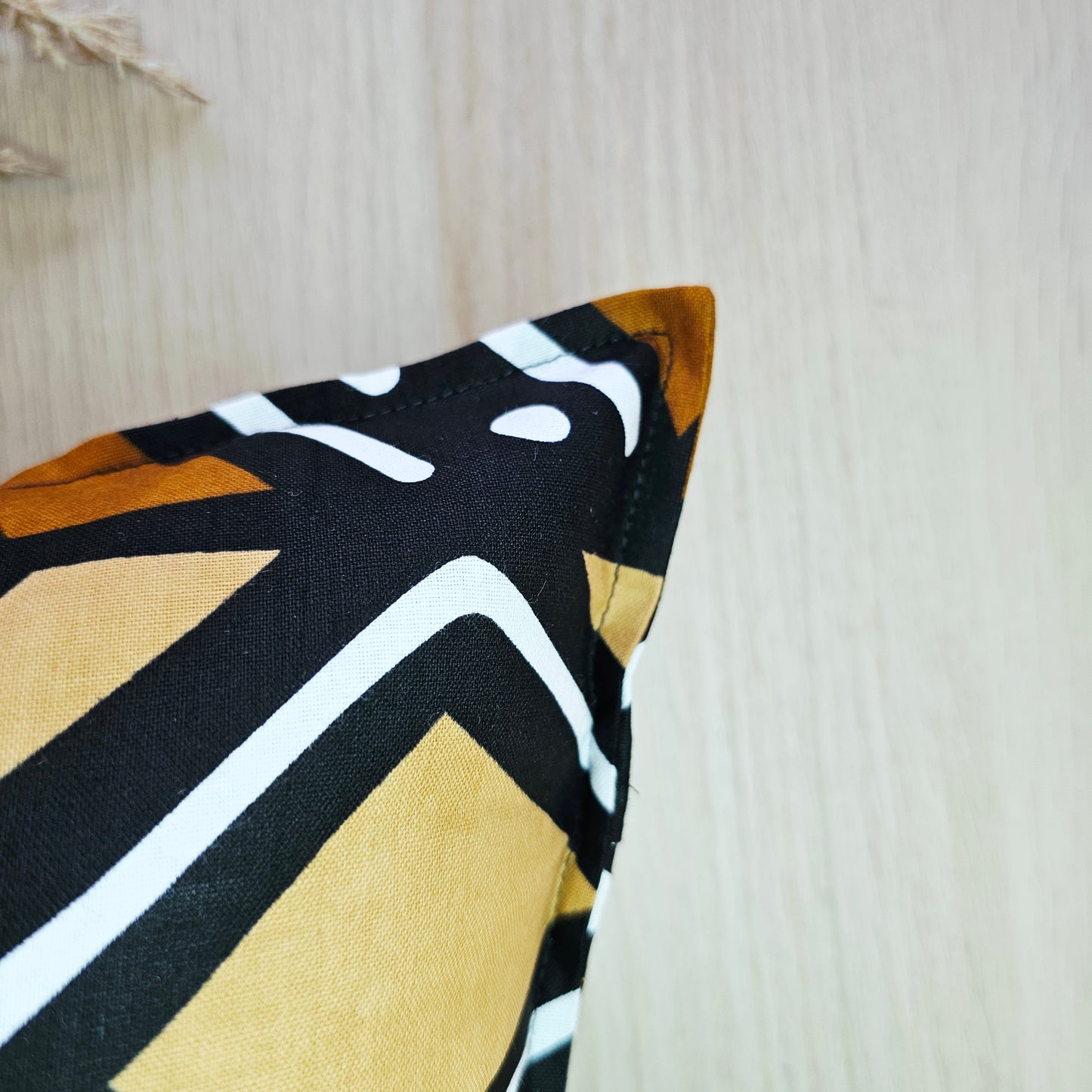 Set of 2 | 4 Cushion Covers |40x40cm | 100% Cotton Wax Ankara Fabric