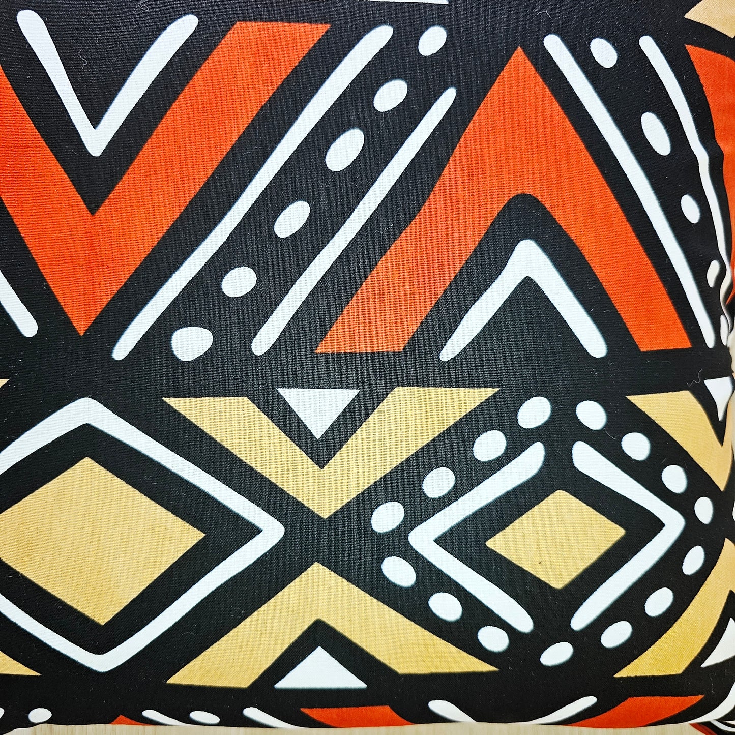 Set of 2 | 4 Cushion Covers |45x45cm | 100% Cotton Wax Ankara Fabric