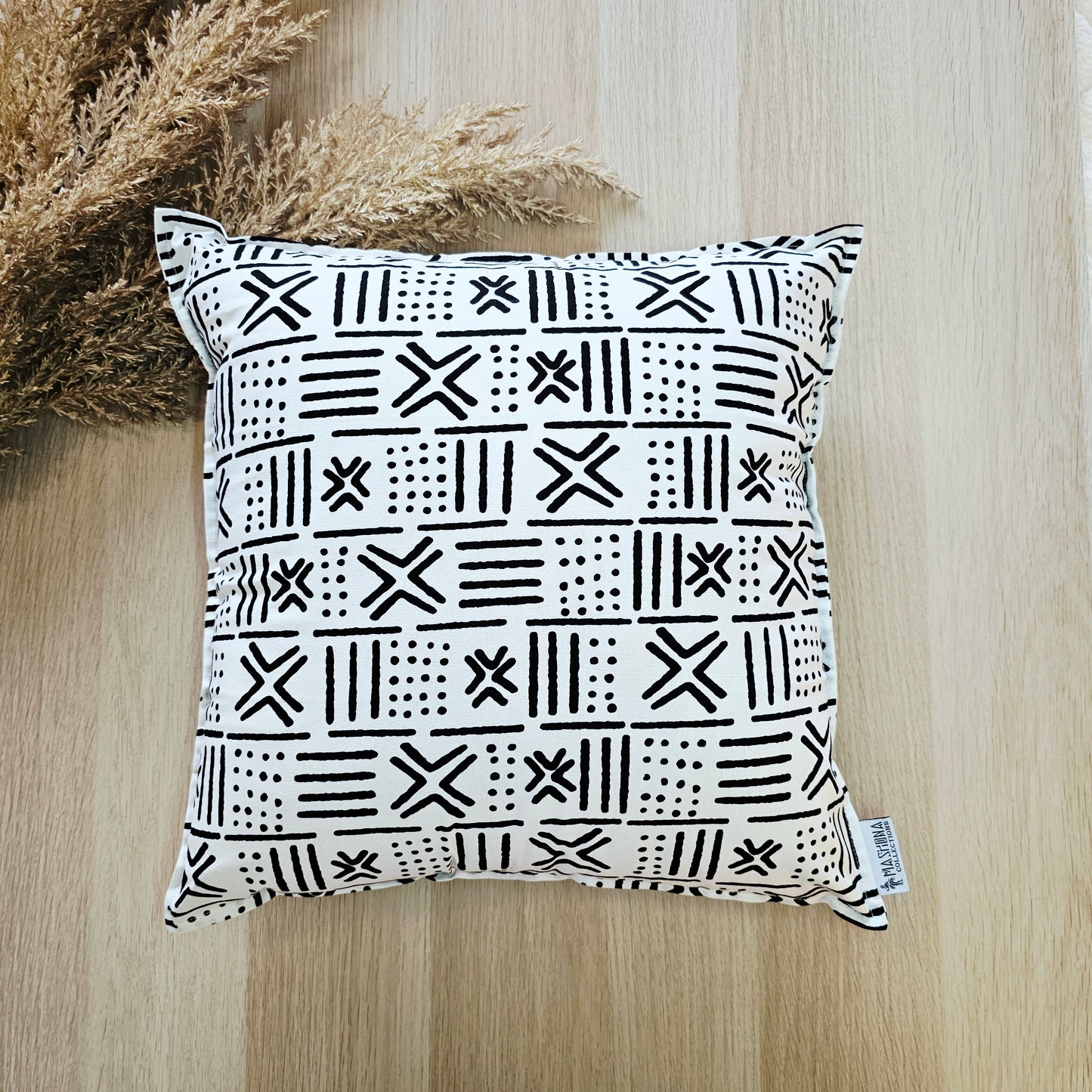 Set of 2 | 4 Cushion Covers |45x45cm | 100% Cotton Wax Ankara Fabric