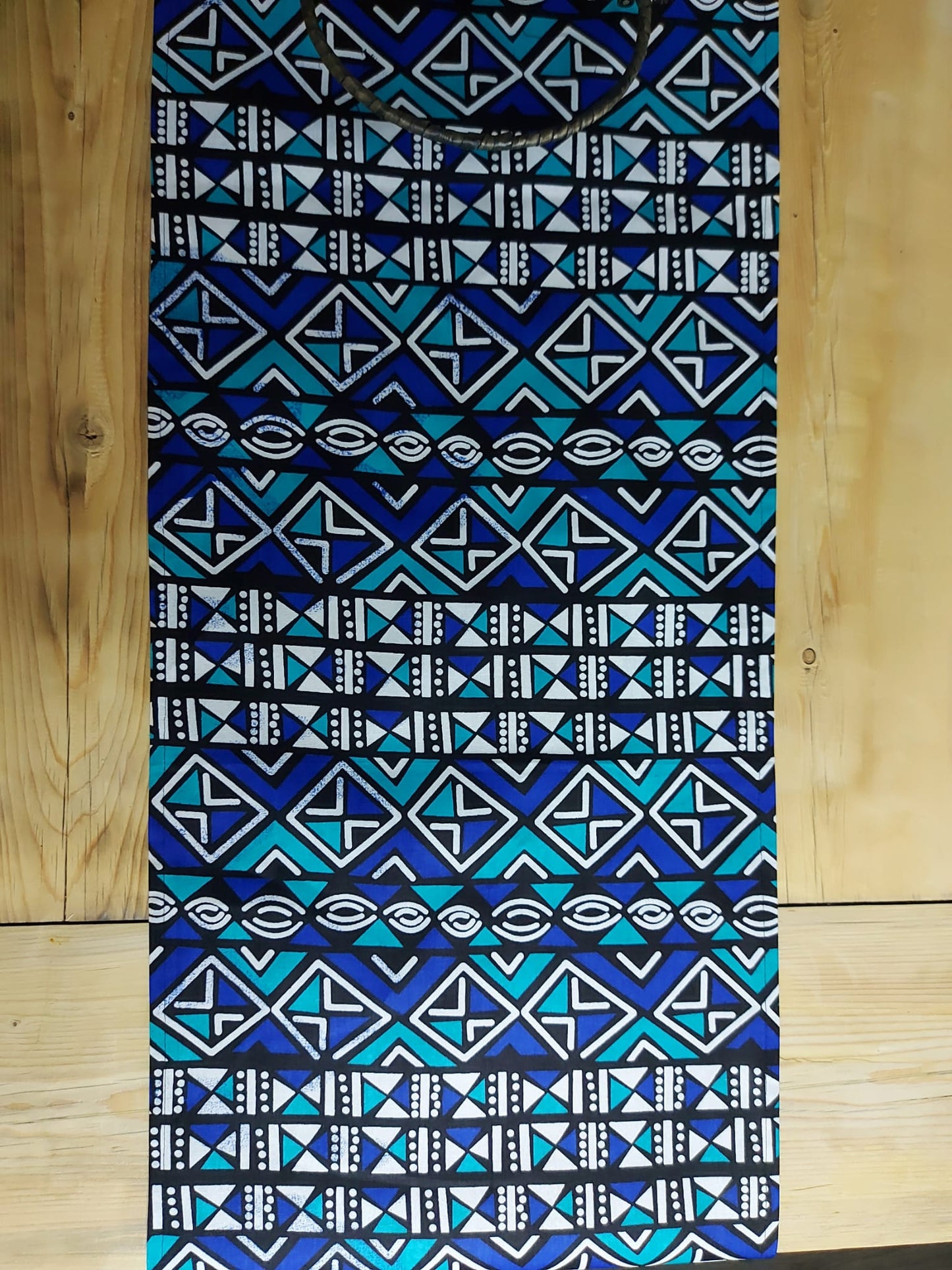Handmade Table Runner 160x35cm | 180x35 | 200x35cm | African Print "Mudcloth" Bogolan Inspired Print  Made from 100% African Print Fabric